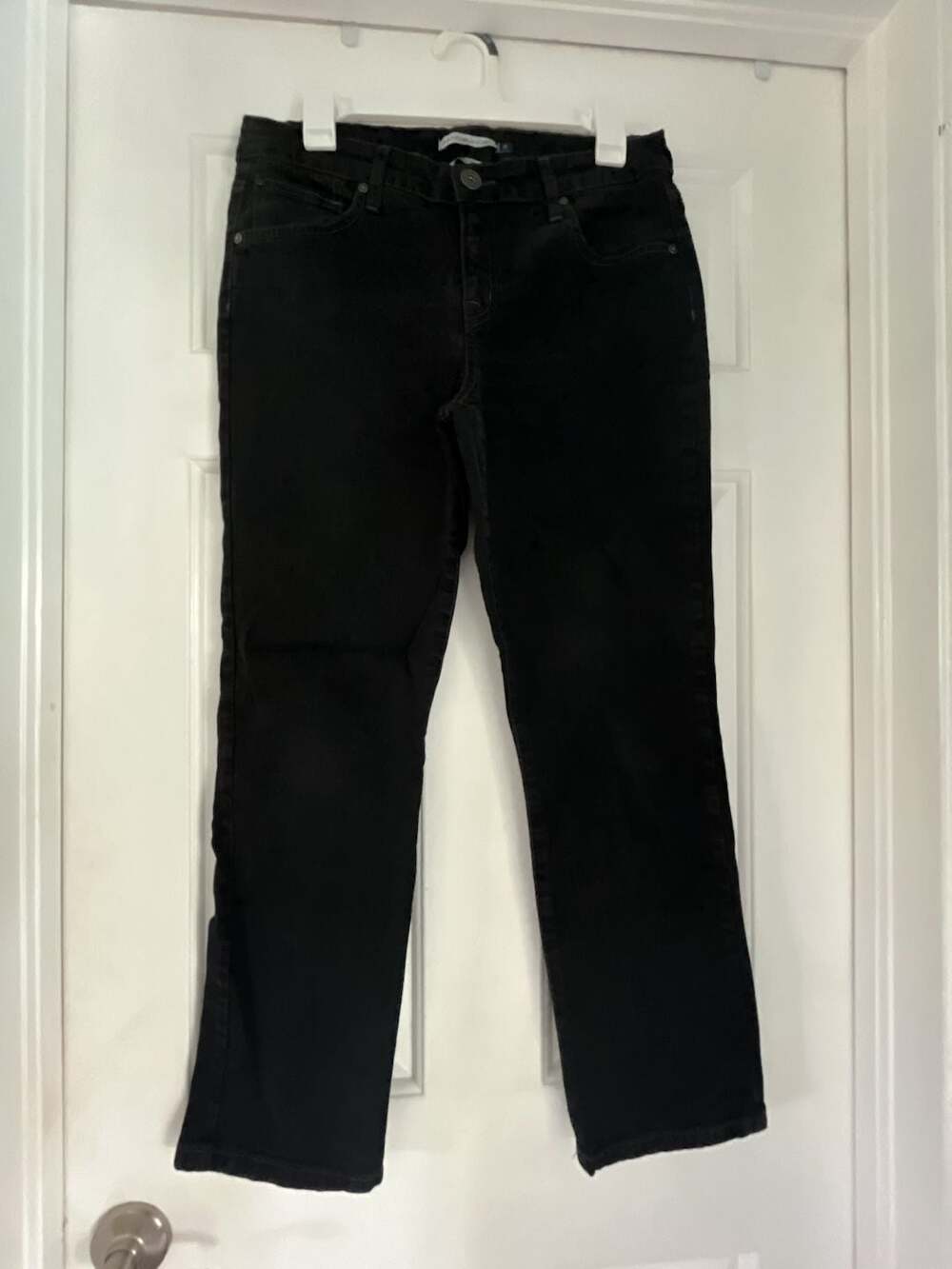 Bandolino Mandie Jeans Size 8S Black Denim Short